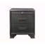 Table de chevet grise