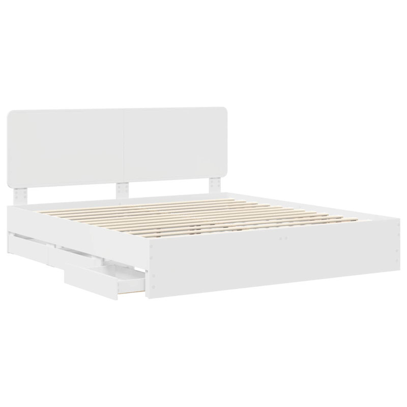 Bed, Super King (6'), White