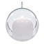 Chaise à bulles suspendue Modholic, coussins blancs-398680853