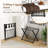 Folding Iron Luggage Rack