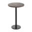 Plateau de table rond en bois massif de 30 po avec base de 18 po de hauteur-948069850-948069849-948068902