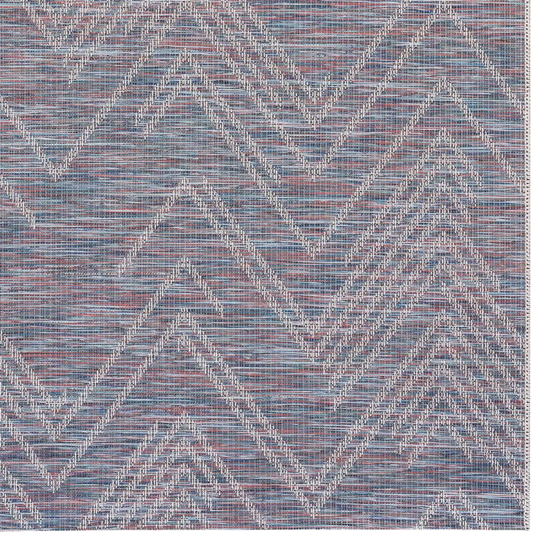 Southwestern Indoor / Outdoor Rug, Rectangle 7' 10" x 11'