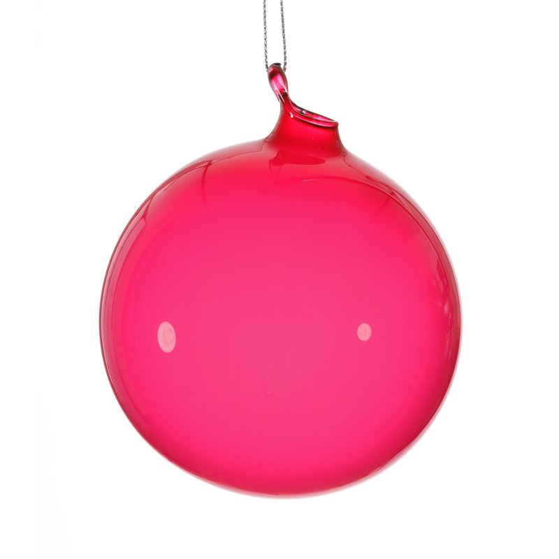 Ornement boule de verre Bubblegum, Baie claire