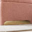 Repose-pieds rembourré en tissu Dant Boucle-1732949816