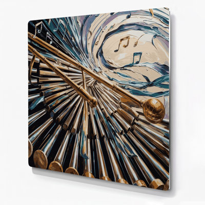 Music Vibraphone Black Metal Wall Art