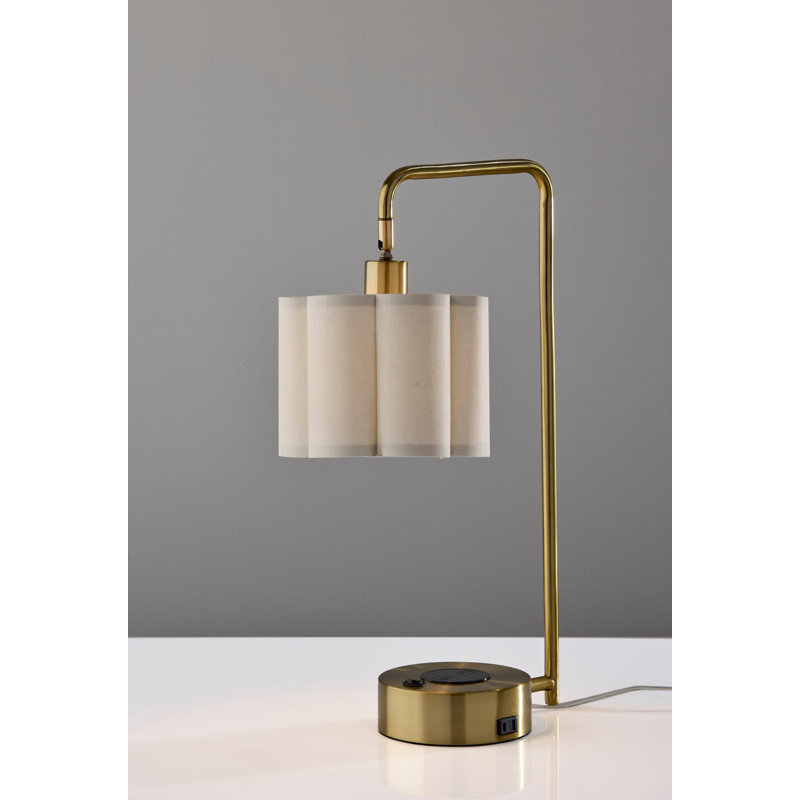 Dover Supercharger Desk Lamp - Antique Brass, Gold