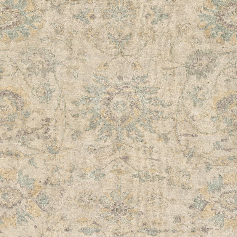 Normandy Wool Floral Area Rug, Rectangle 4' x 6'