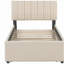 Lit plateforme à plateau-coussin double Teddy-121110542