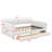 Queen Size Upholstered Platform Bed With USB And Drawers-1332542250
