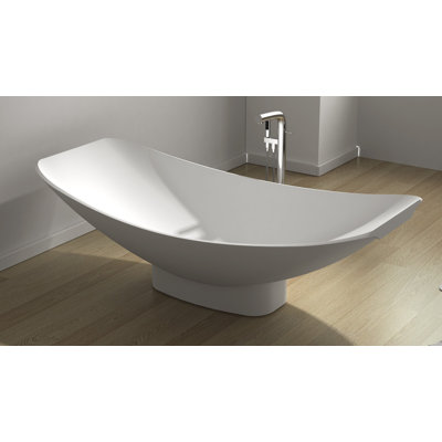 Mirage 78.74'' L Freestanding Soaking Bathtub