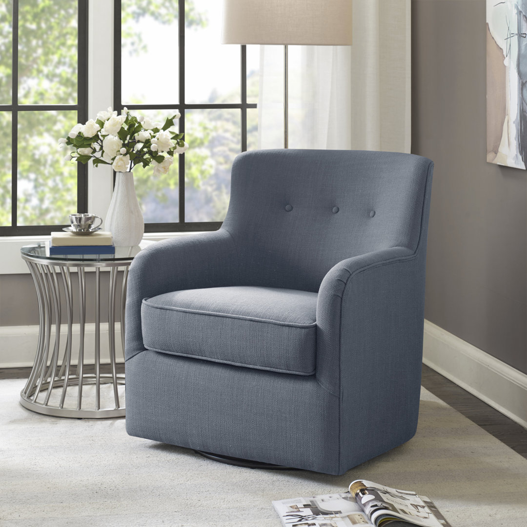 Adele Tufted Swivel Armchair 510 Design Upholstery 