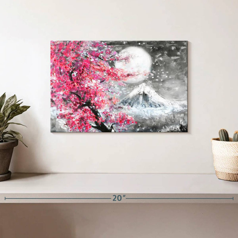 Harnek paysage enneigé Sakura, H 8 po x l 12 po