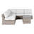 Tonioni Wicker 4 - Person Modular Patio Conversation Set with Cushions-1390455806