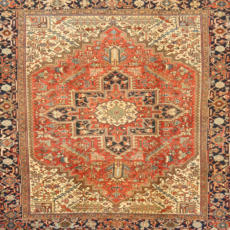 Oriental Indoor Rug, Square 4'