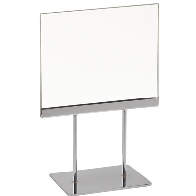 Sign Holder with Base and 4" Stems