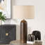 Lampe de table Catalyna Brown
