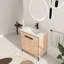 Meuble-lavabo simple 30 po avec plateau en céramique Anmer-1860623484