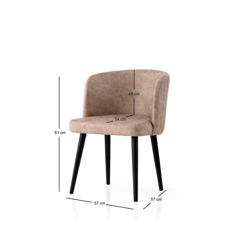 Ensemble de chaises (4 pièces), Beige