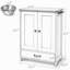 Dog Food Storage Cabinet,Pet Feeding Station