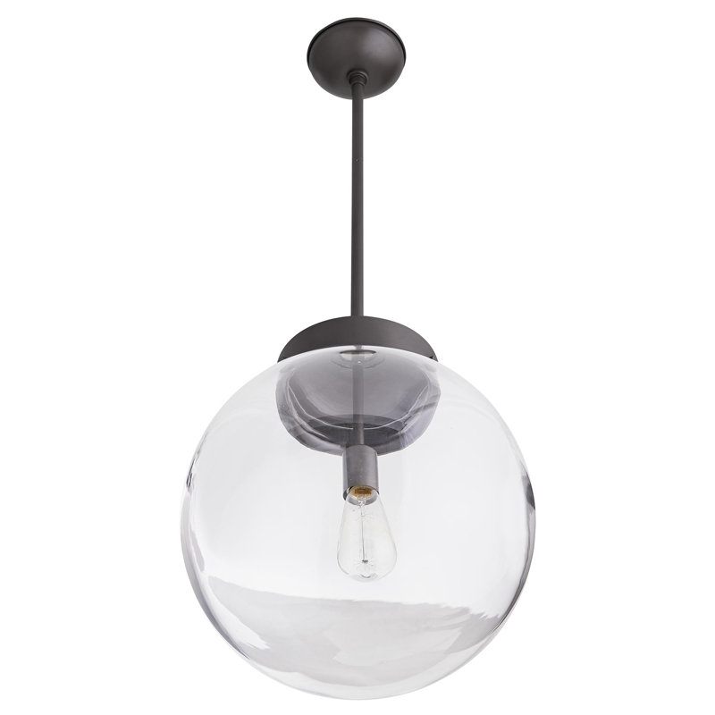 Reeves Outdoor Pendant, Aged Iron