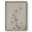 Impression florale vintage encadrée CXCV - bois massif