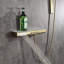 Système de douche mural complet à 3 fonctions avec douche à main à barre coulissante et pomme de douche à effet pluie