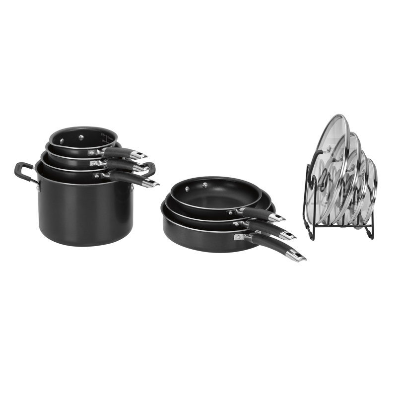 Batterie de cuisine en aluminium antiadhésif de 12 pièces Cuisestart Smartesth