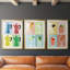 Moka Pot Colorblock  -Custom Framed  Premium Print W Matt - 3 Pieces-2071509047-2071509032