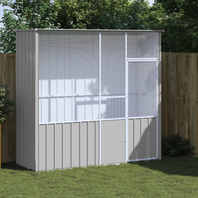 Dulcio 78.7'' Steel Flat Top Flight Cage