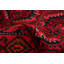 Tapis unique en laine noué à la main 3 pi 1 po x 5 pi 1 po nouvel âge Hartshorn en rouge / noir / blanc