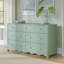 Commode 7 tiroirs Sutton, vert pré-1590567559