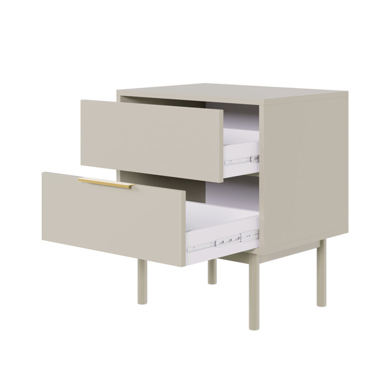 Pleshette Manufactured Wood Bedside Table