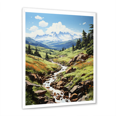 Batsheva Green Mountains Summer Peaks Pastoral II