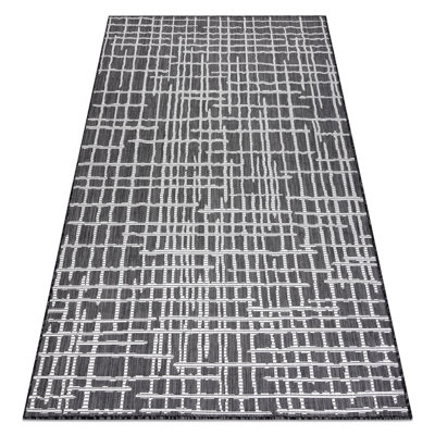 Philomen Chequered Flatweave Area Rug