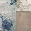 Zeke Abstract Grey/Blue Area Rug-1899162444