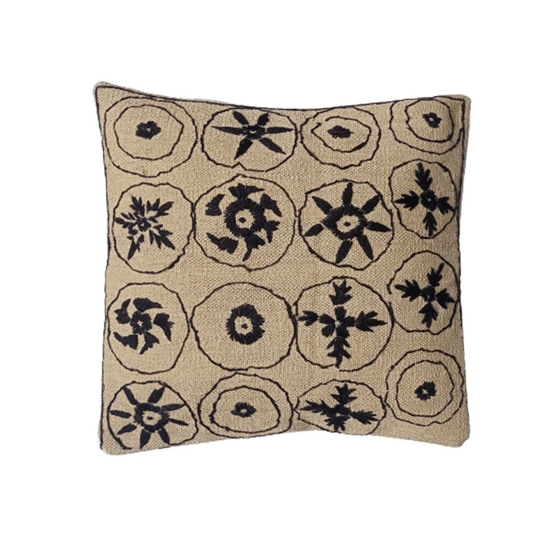 Indoor / Outdoor Abstract Square Cushion Cover