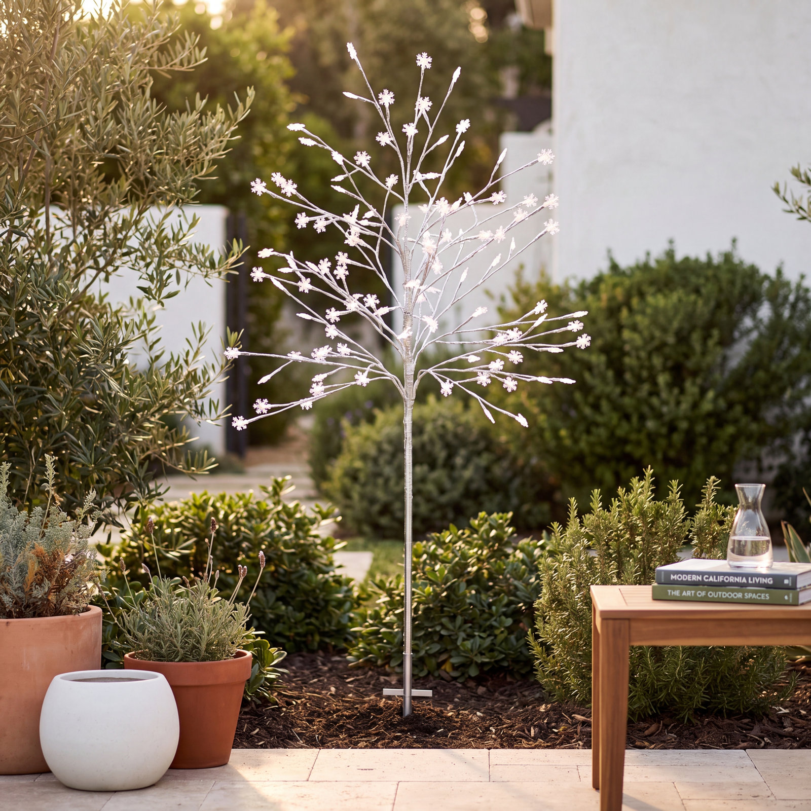 Frosty Lighted Outdoor Display