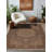 Nouvelle Collection Digital Print Cotton-Polyester Brown Oriental Rug-1684445982