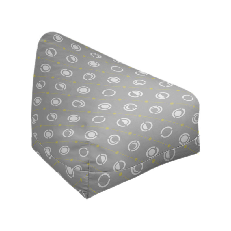 Housse de sac de pois, Jaune, H 27 po x l 30 po x P 25 po, Bourre en polyester