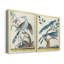 Toile tendue avec châssis V-Premium Pastel Birds-1262745578