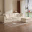 Canapés modulaires convertibles pour salon, style nuage avec repose-pieds, assemblage sans effort et conception peu encombrante-776088254