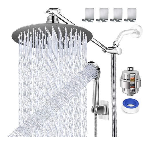 BTERAZ Adjustable Shower Head 2.0 GPM GPM | Wayfair