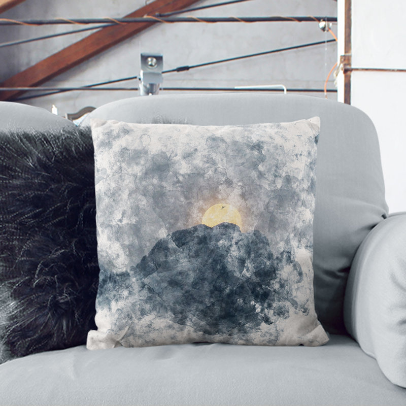 Abstract Square Cushion, 40cm H x 40cm W x 15cm D