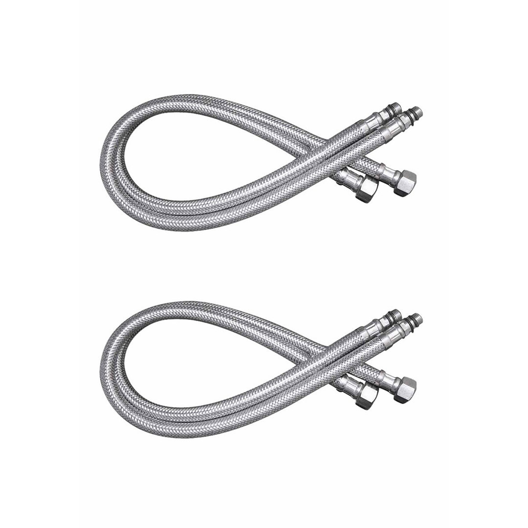 Bathroom Faucet Supply Line Stainless (Set of 2) The Renovators Supply Inc.