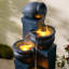 Weather Resistant Cascade Fountain with Light-131164960