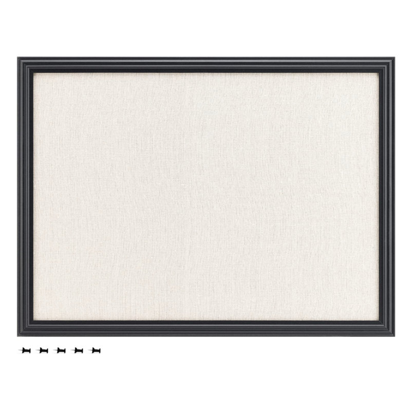 Linen Fabric Corkboard / Bulletin Board