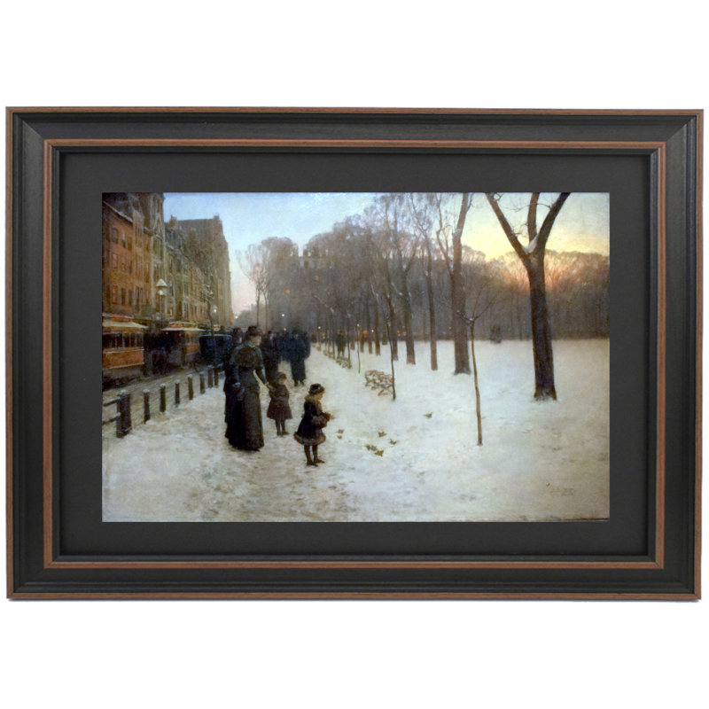 Boston Common At Twilight par Frederick Childe Hassam, H 27 po x l 36 po