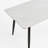 Large Rectangular Table With Strong Metal Base Modern Stone Dining Table For Kitchen 1.4M