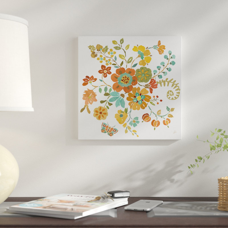 « automne impressions iv », impression sur toile, H 12 po x l 12 po x P 0,75 po, Pas de tapis, Toile tendue
