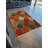 Multi-Colored Cross Shape Section Motif Patterned Creative Modern Decorative Rug-1188857667